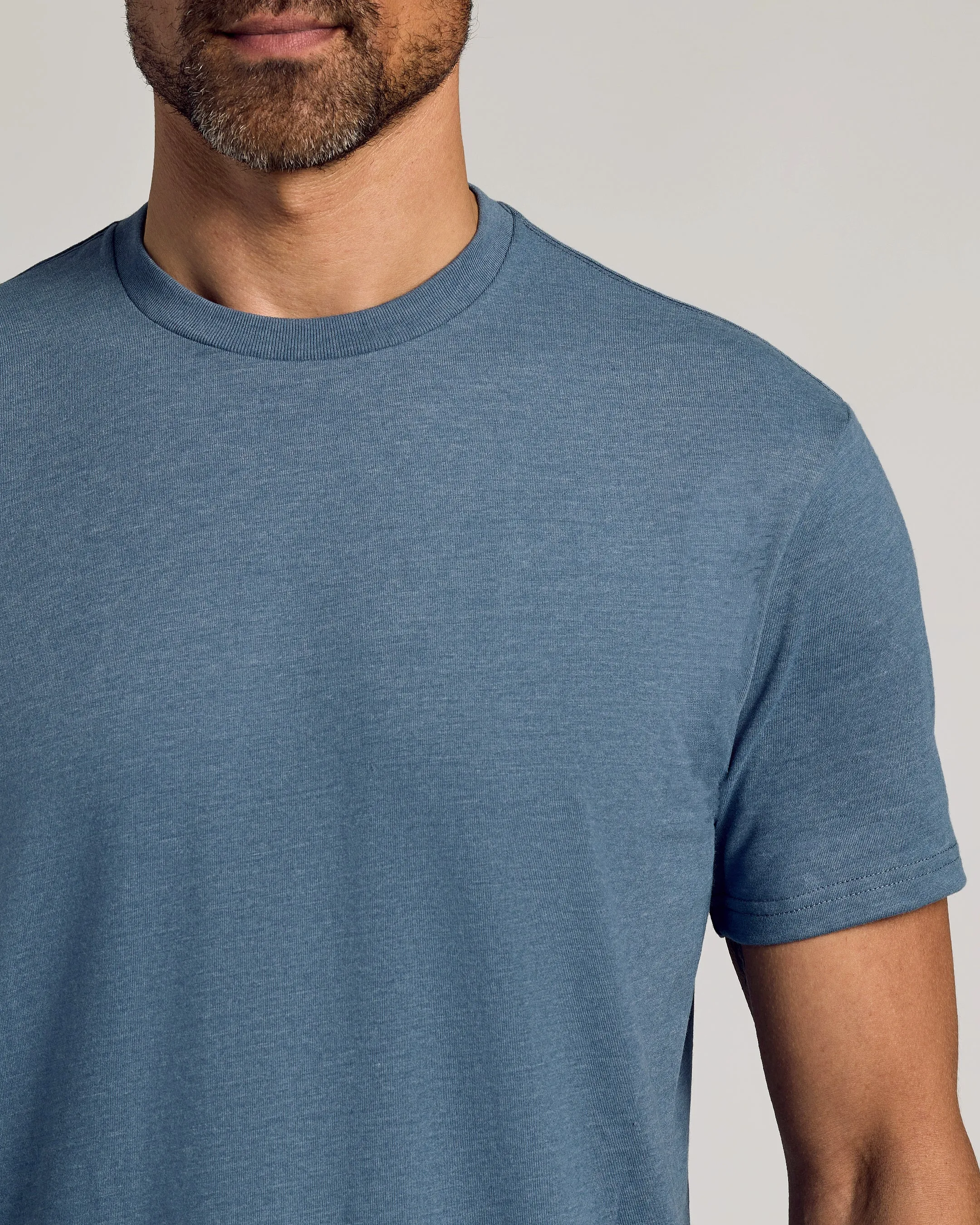 Dark Heather Tempest Short Sleeve Crew Neck Tee