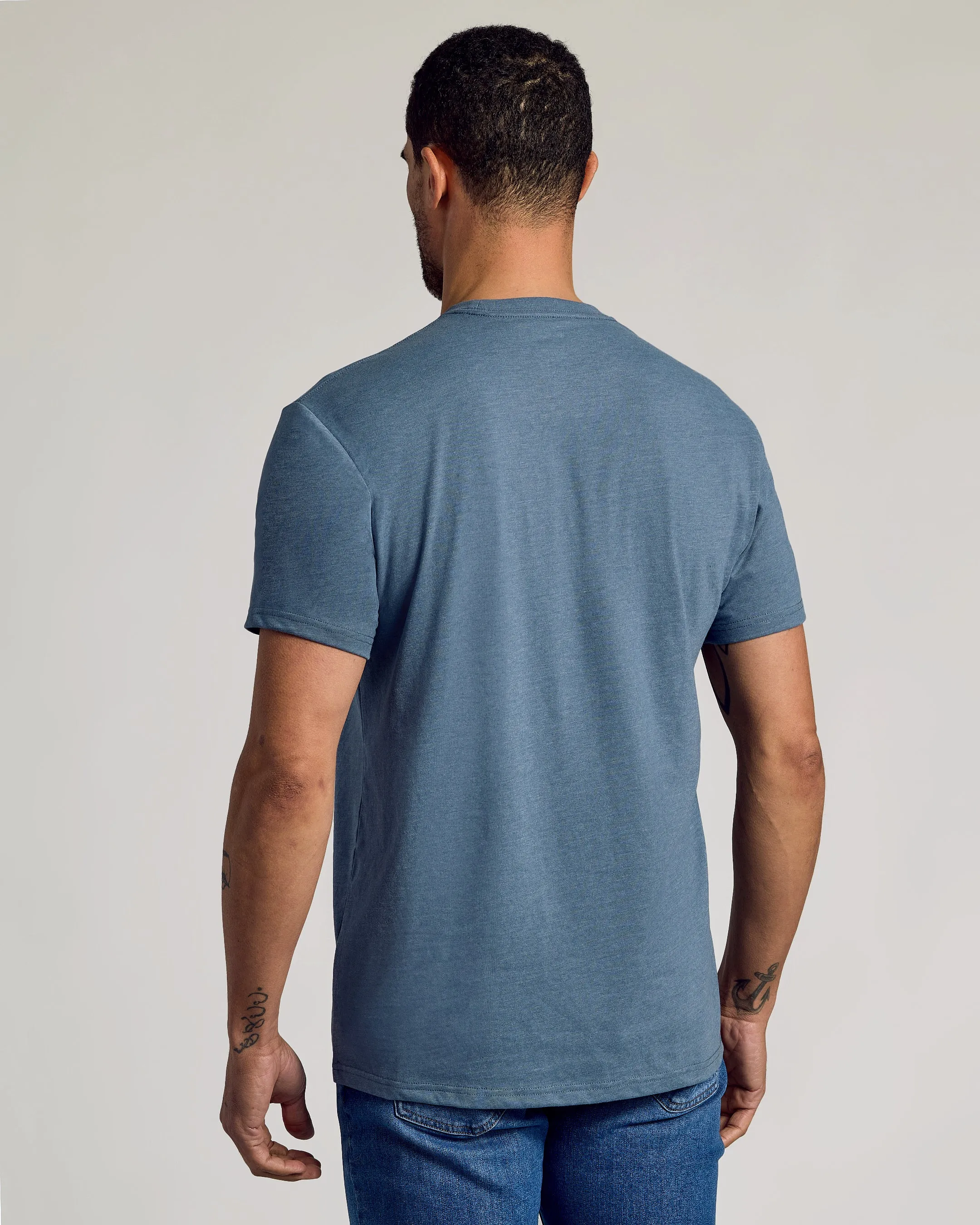 Dark Heather Tempest Short Sleeve Crew Neck Tee