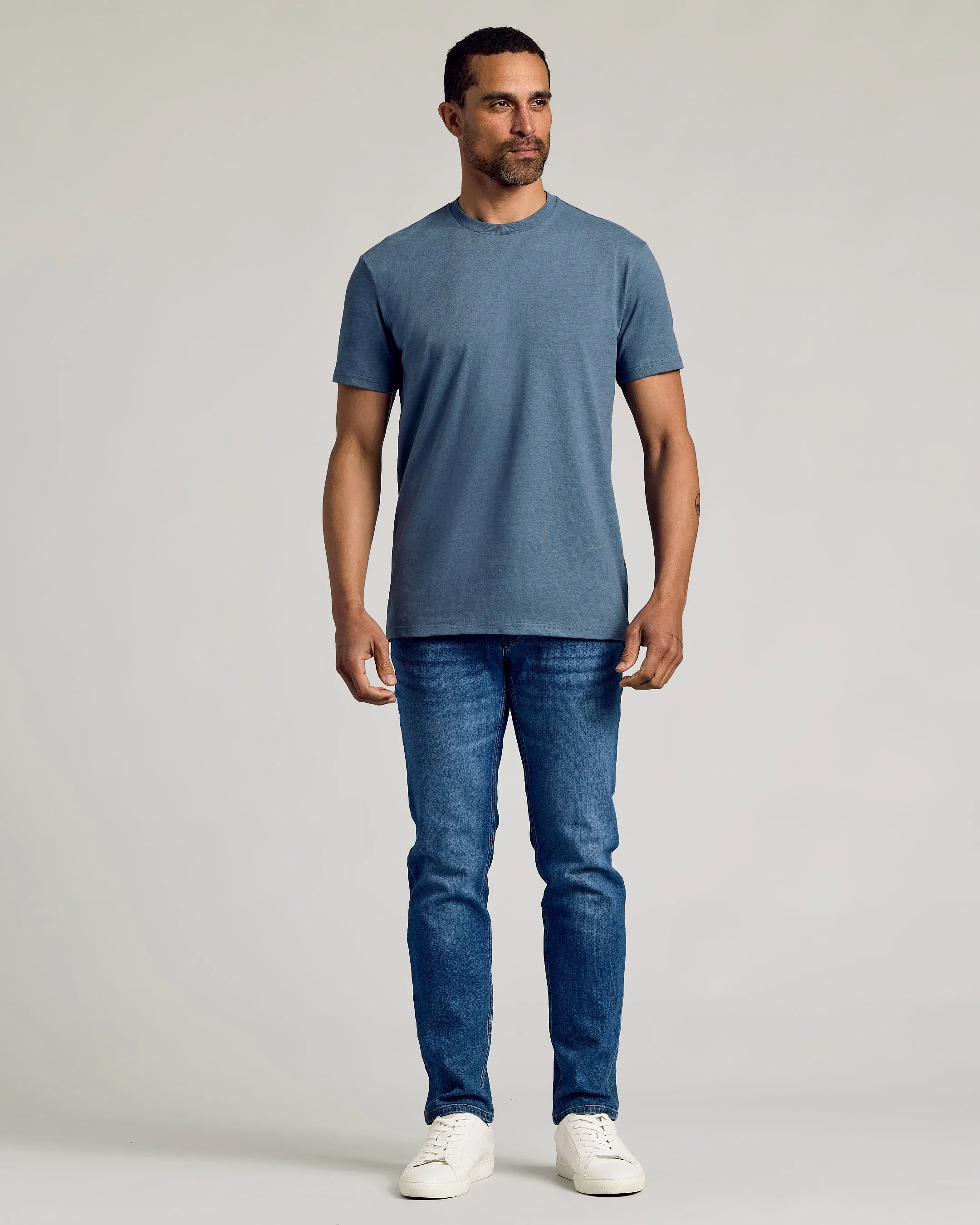 Dark Heather Tempest Short Sleeve Crew Neck Tee