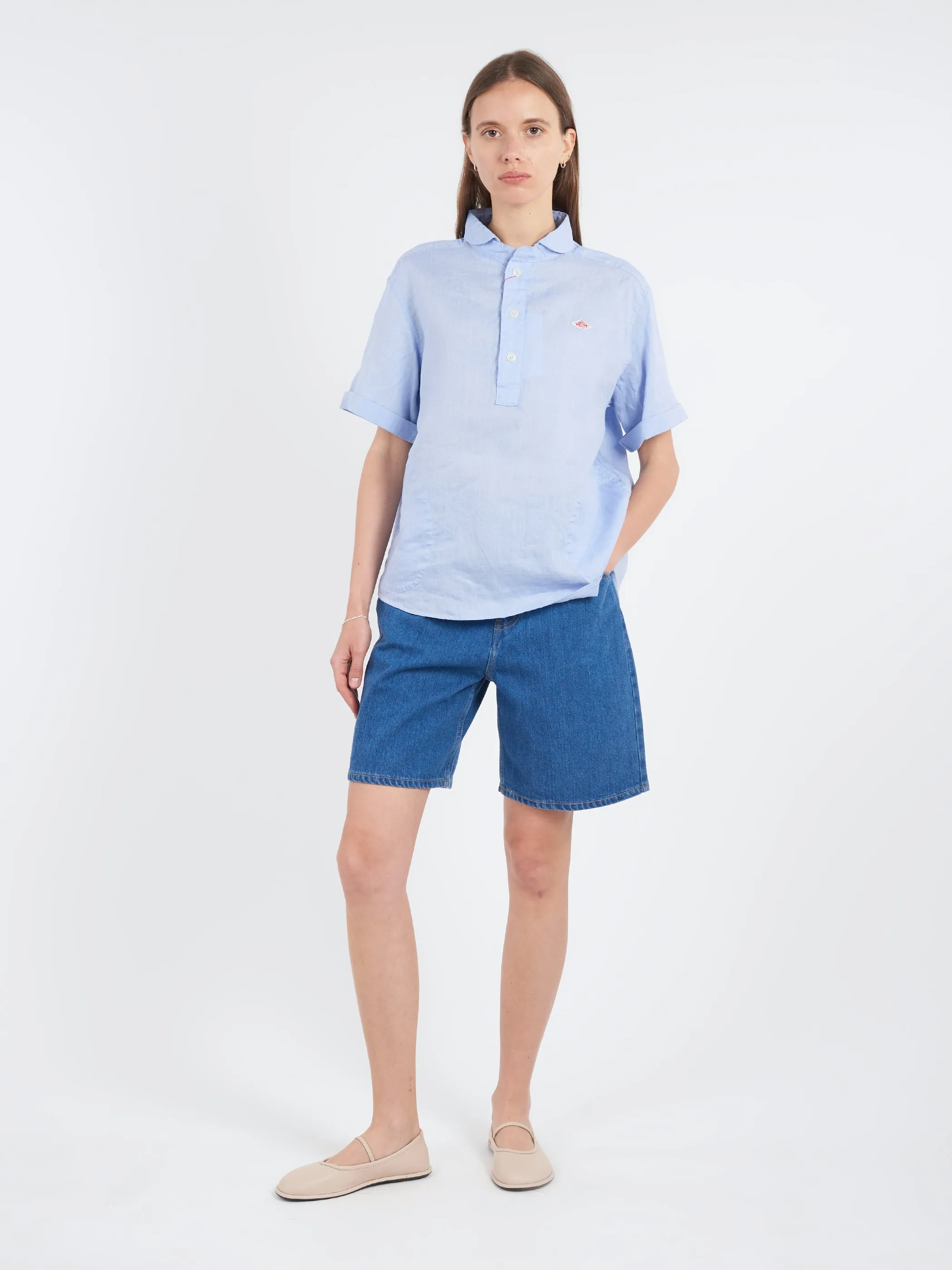 Denim 5 Pocket Shorts