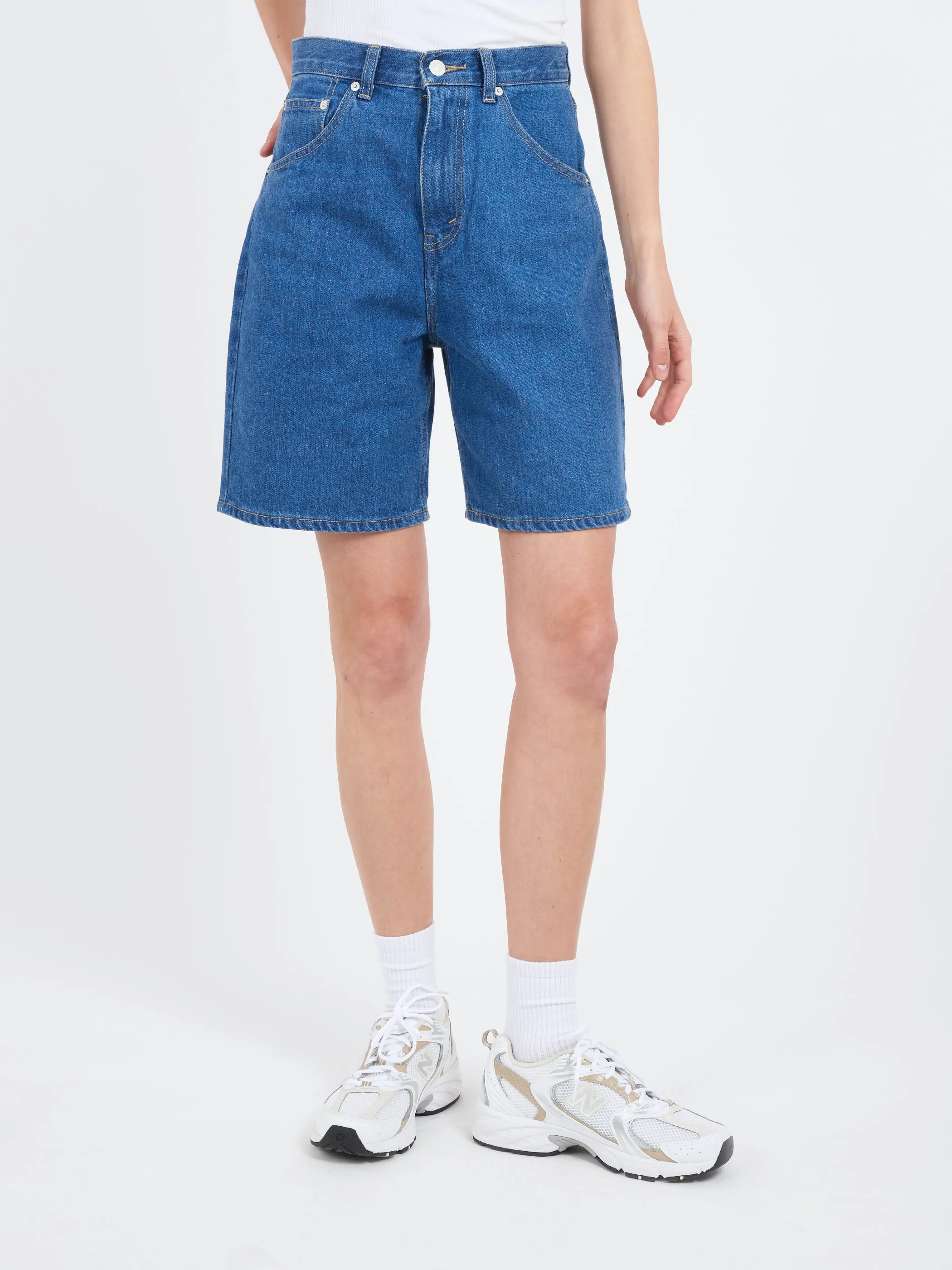 Denim 5 Pocket Shorts