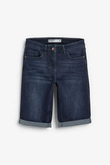 Denim Knee Shorts