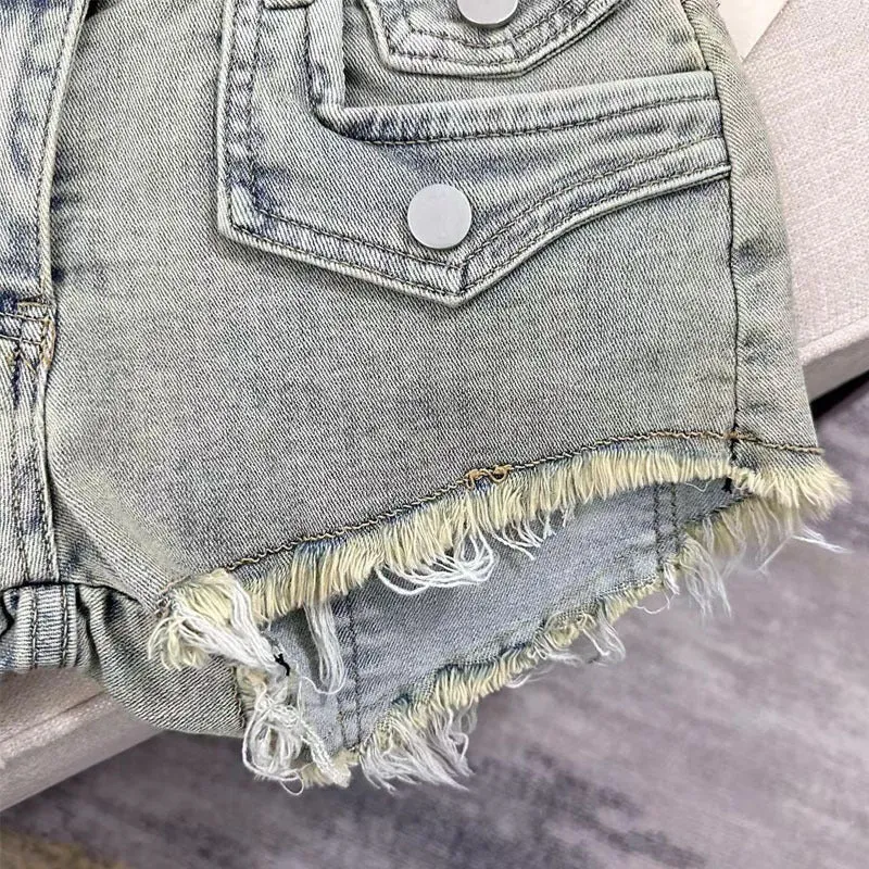 Denim shorts-D791  | Inspanda