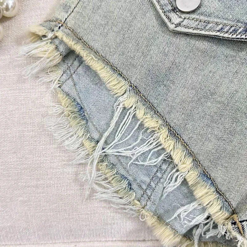 Denim shorts-D791  | Inspanda