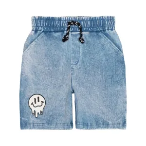 Denim Wash Shorts