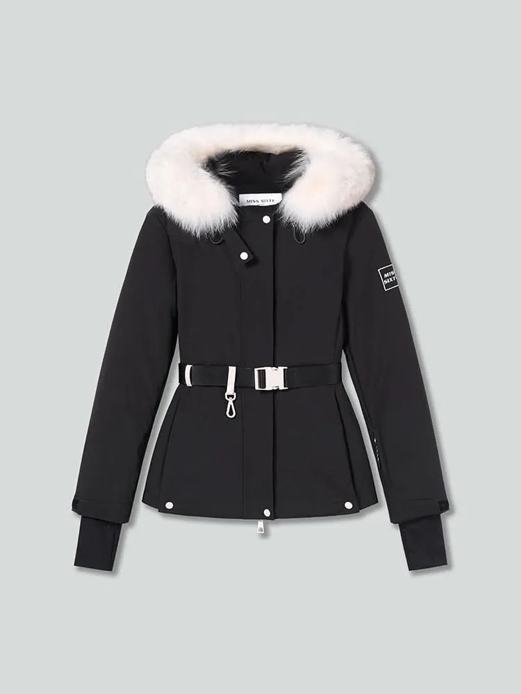 Detachable Fur Puffer Jacket