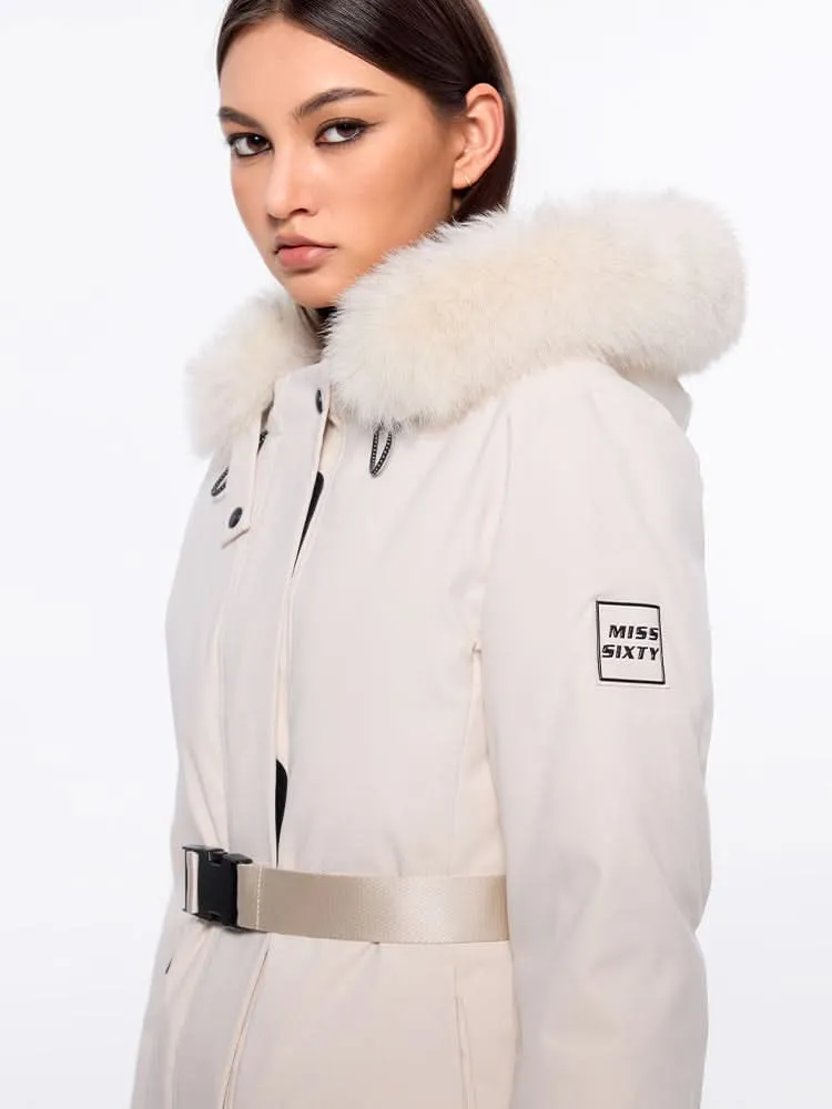 Detachable Fur Puffer Jacket