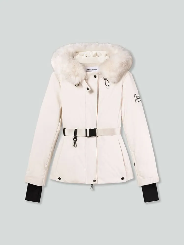 Detachable Fur Puffer Jacket