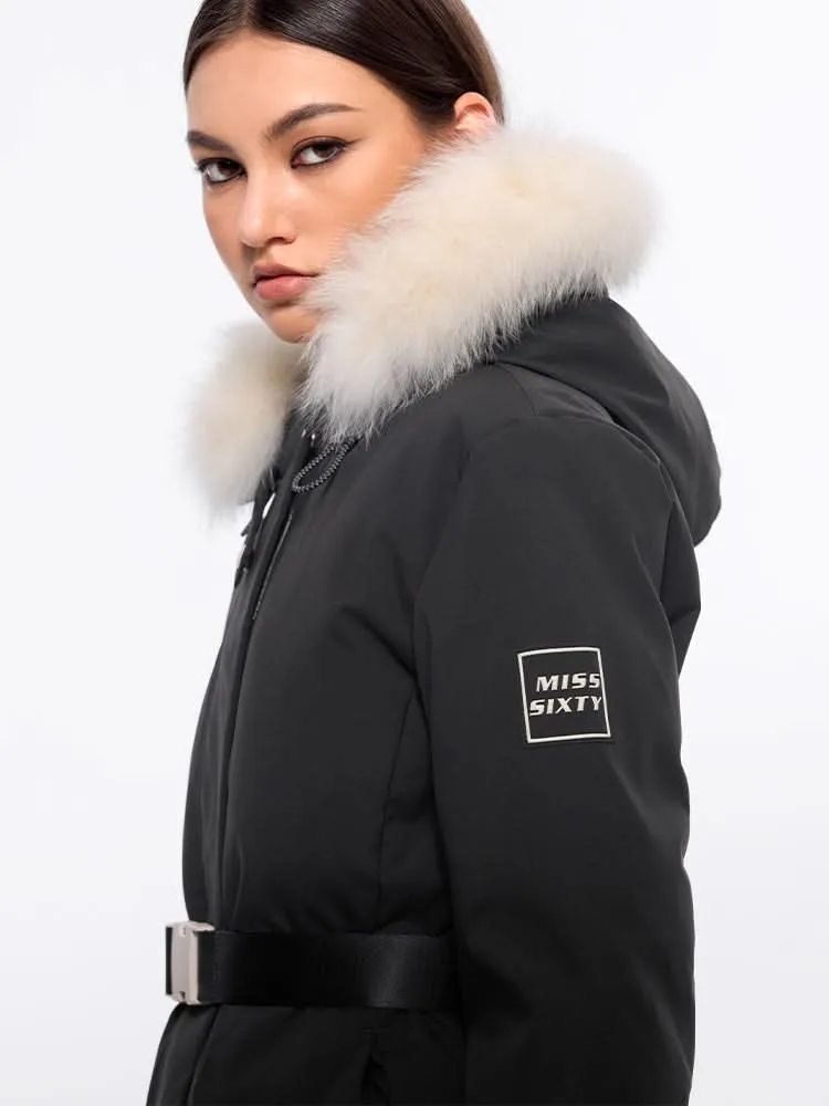 Detachable Fur Puffer Jacket