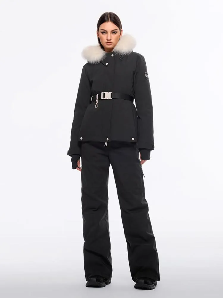 Detachable Fur Puffer Jacket