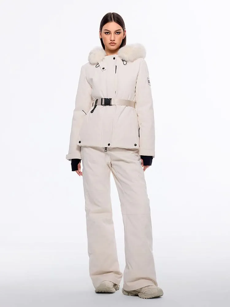 Detachable Fur Puffer Jacket