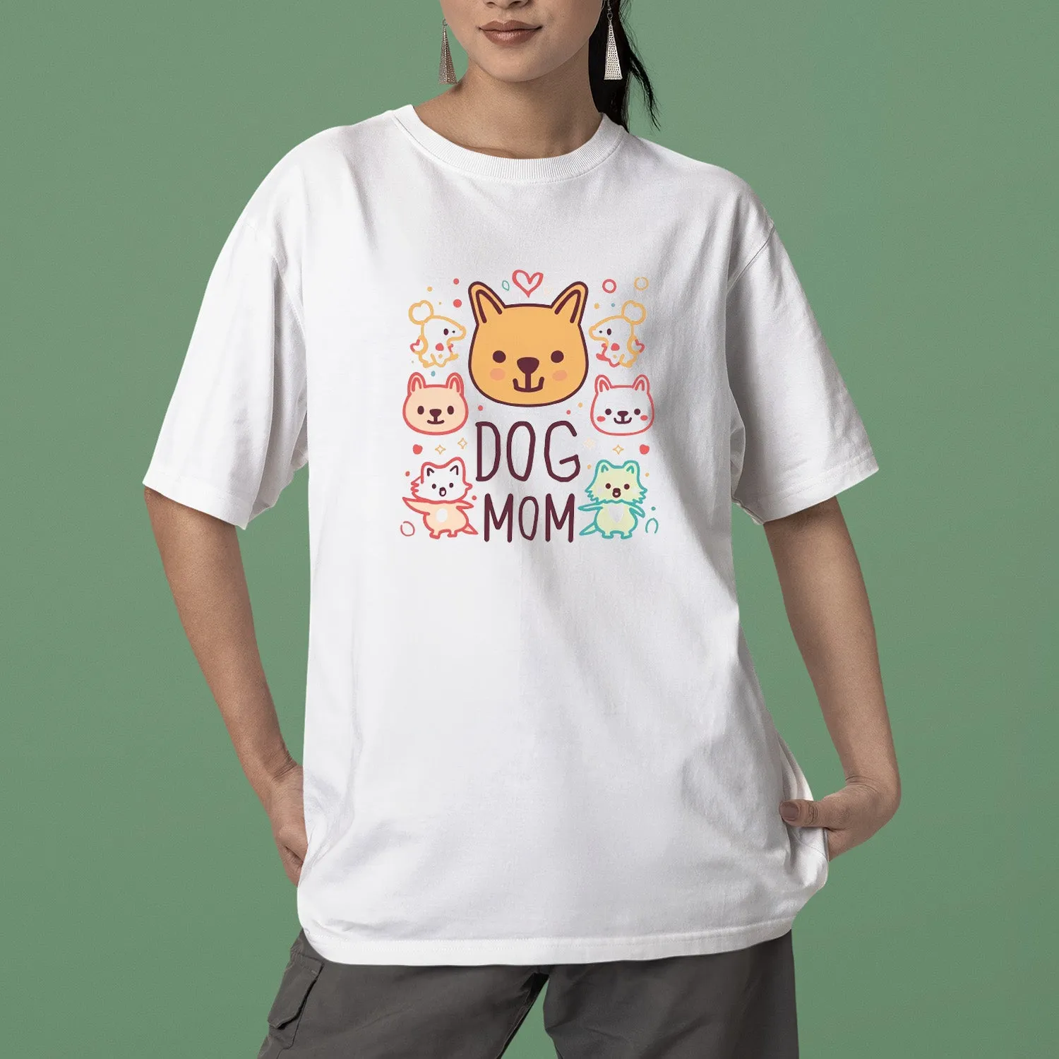 Dog Lover Shirt, Dog Mom T-Shirt, Dog Owner Shirt, Gift For Dog Mom, Funny Dog Shirts, Women Dog T-Shirt, Mother's Day Gift, Dog Lover Wife Gifts, Dog Shirt 02