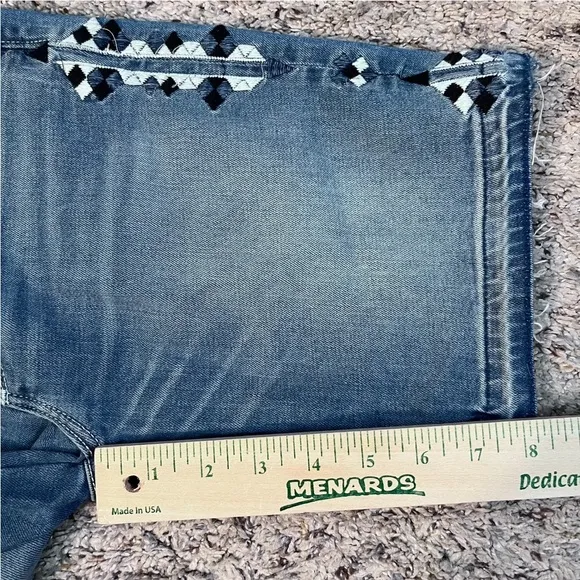 Driftwood Denim Jean Shorts Waist Size 25”