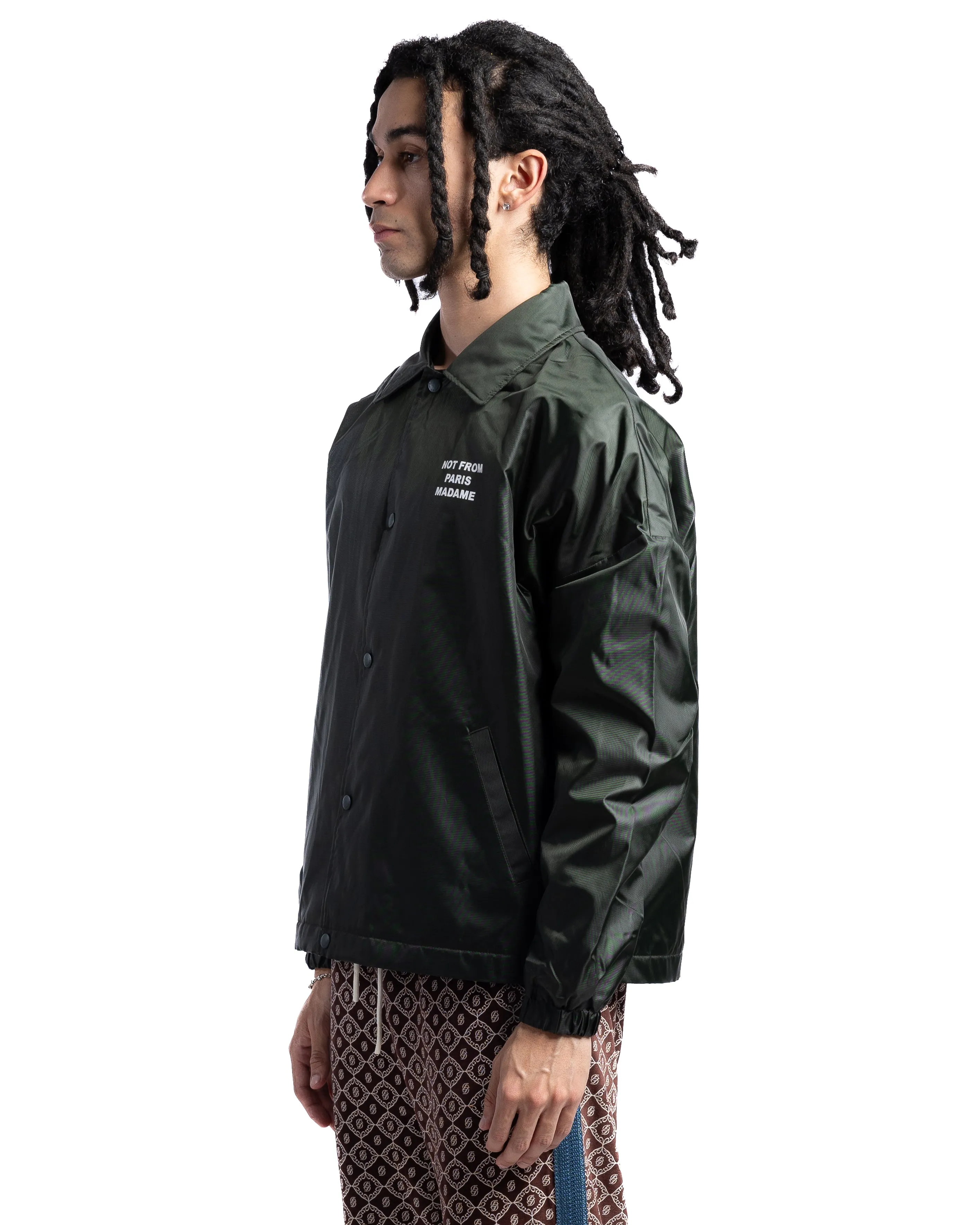 Drole de Monsieur Not From Paris Madame Jacket Green