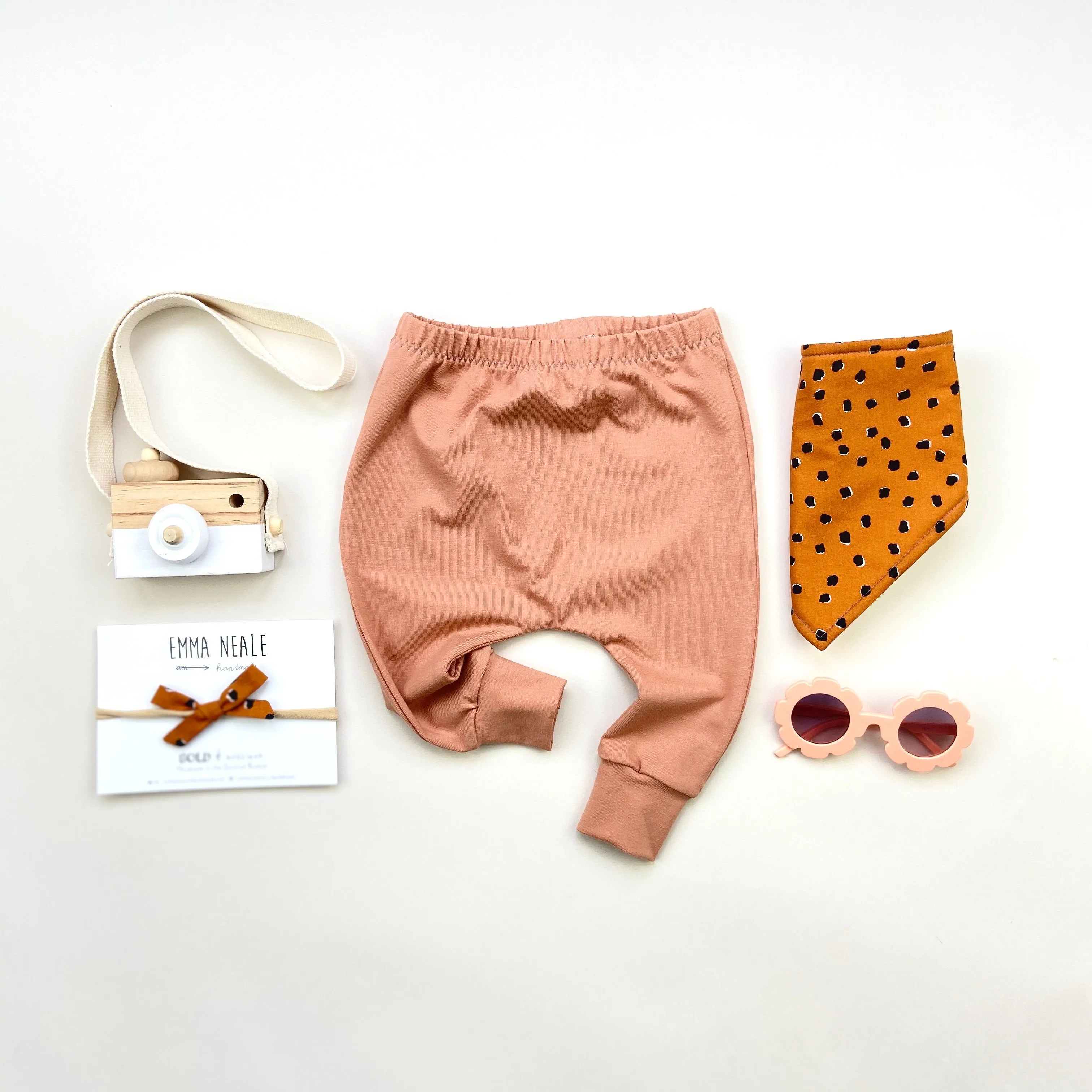 DUSTY TERRACOTTA HAREM LEGGINGS
