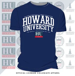 Edu @ HOWARD  | Navy TEES Unisex -KR-