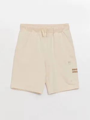 Elastic Waist Printed Boy Shorts