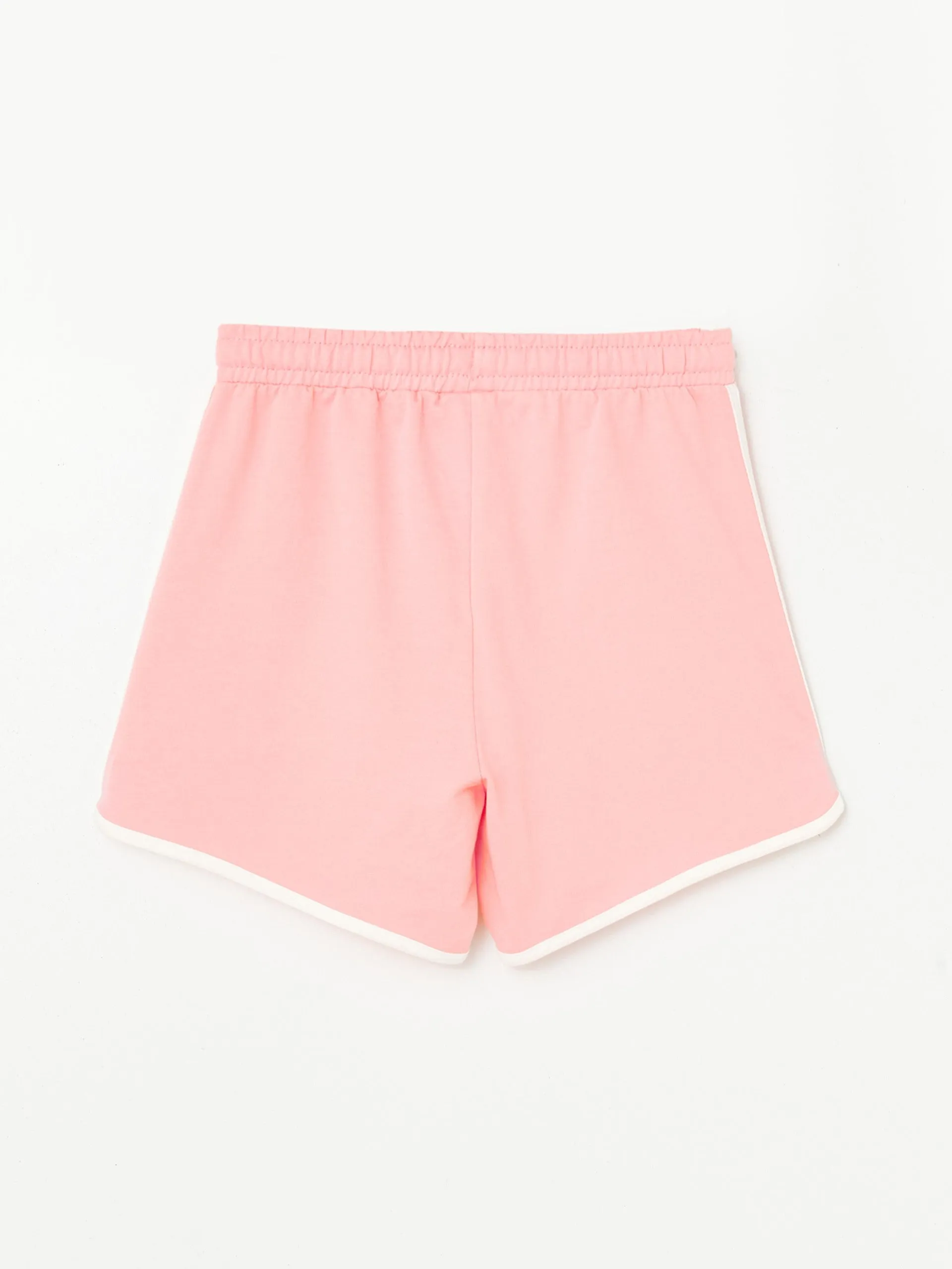 Elastic Waist Printed Girls Shorts