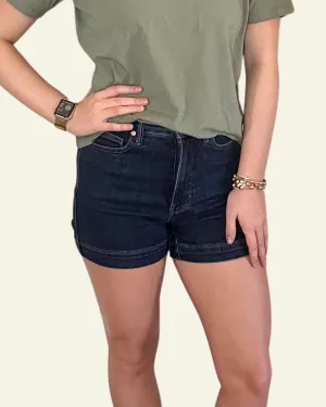 Elevated Denim Shorts | Dark Denim