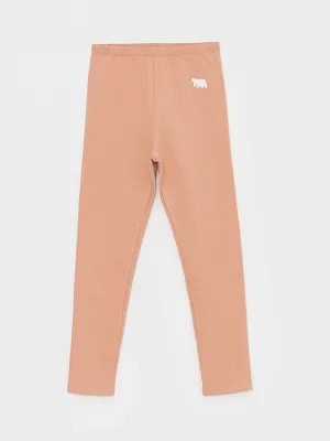 Embroidered Girls Tights With Elastic Waistband