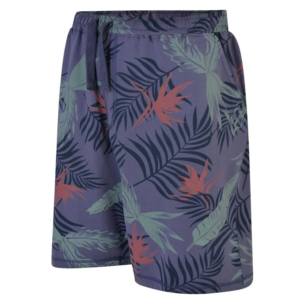 Espionage Mens Plus Size Cotton All Over Printed French Terry Shorts