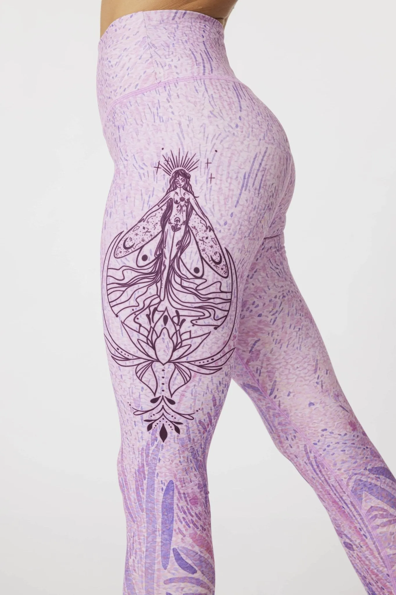 Evermind Women's Dreamcatcher High Waist Leggings – Buttery Soft, 4-Way Stretch, Yoga & Fitness Wear