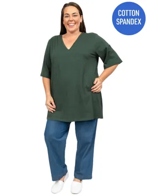 Everyday V-Neck Tee - Aloe