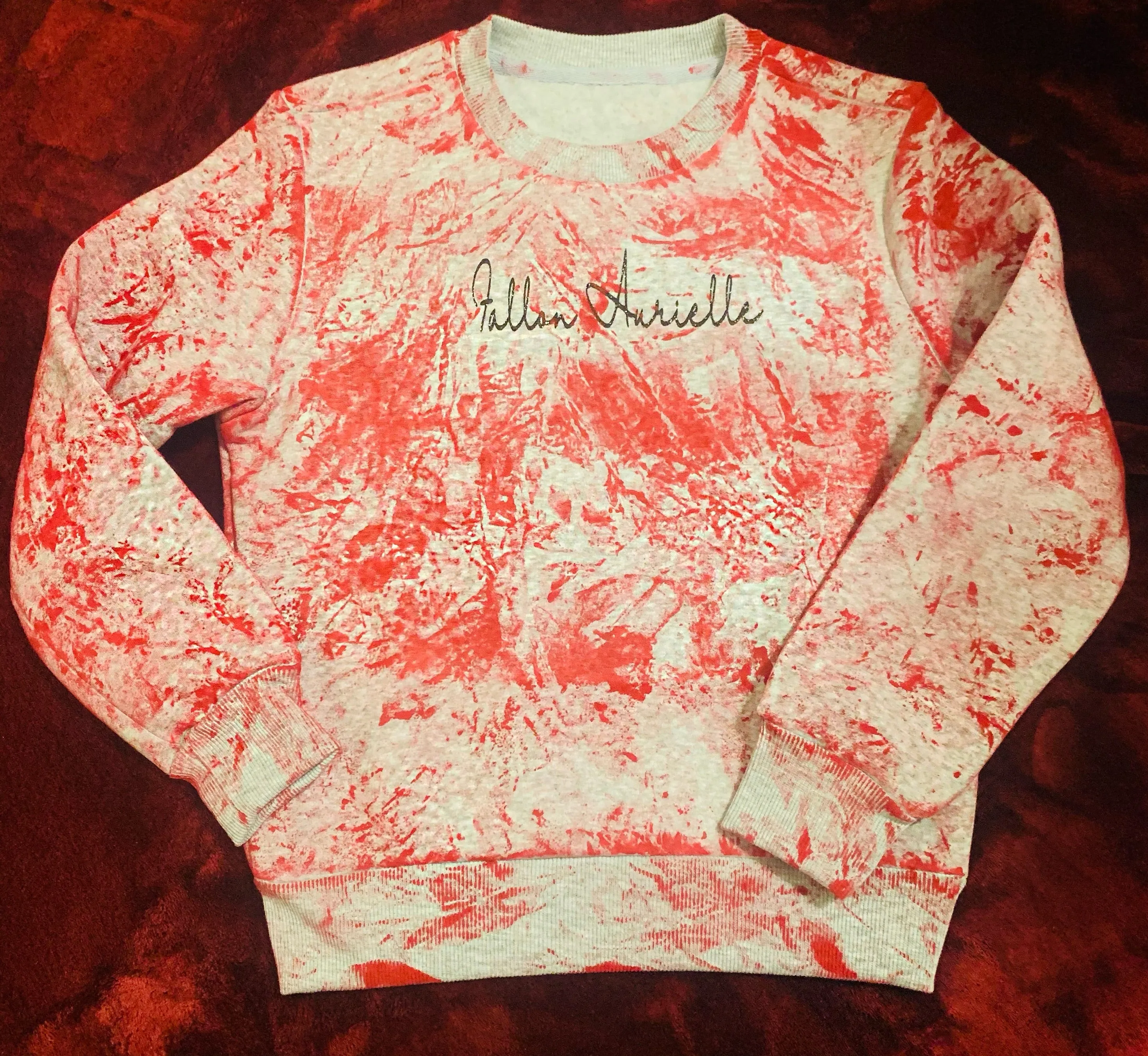 Fallon Aurielle Kids & Unisex Adults Signature Raw Crewneck Sweater