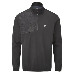 Farah Abbott Half Zip Jacket (Black)