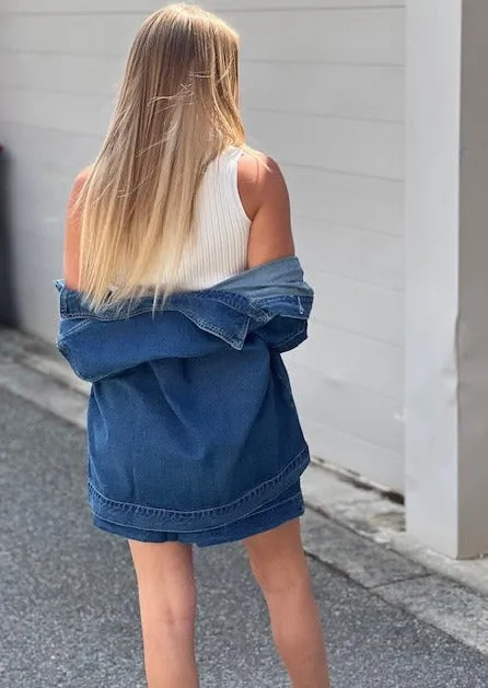 Feature Denim Shorts Indigo