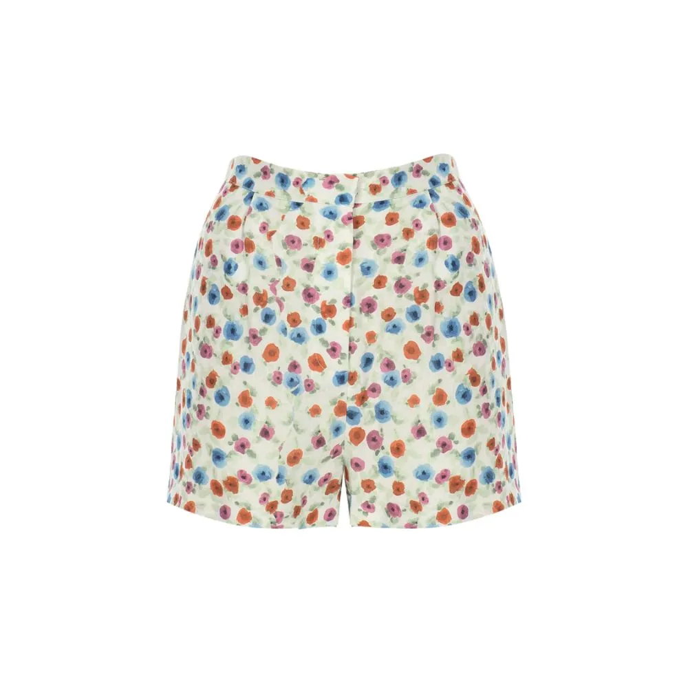 Floral Printed Short