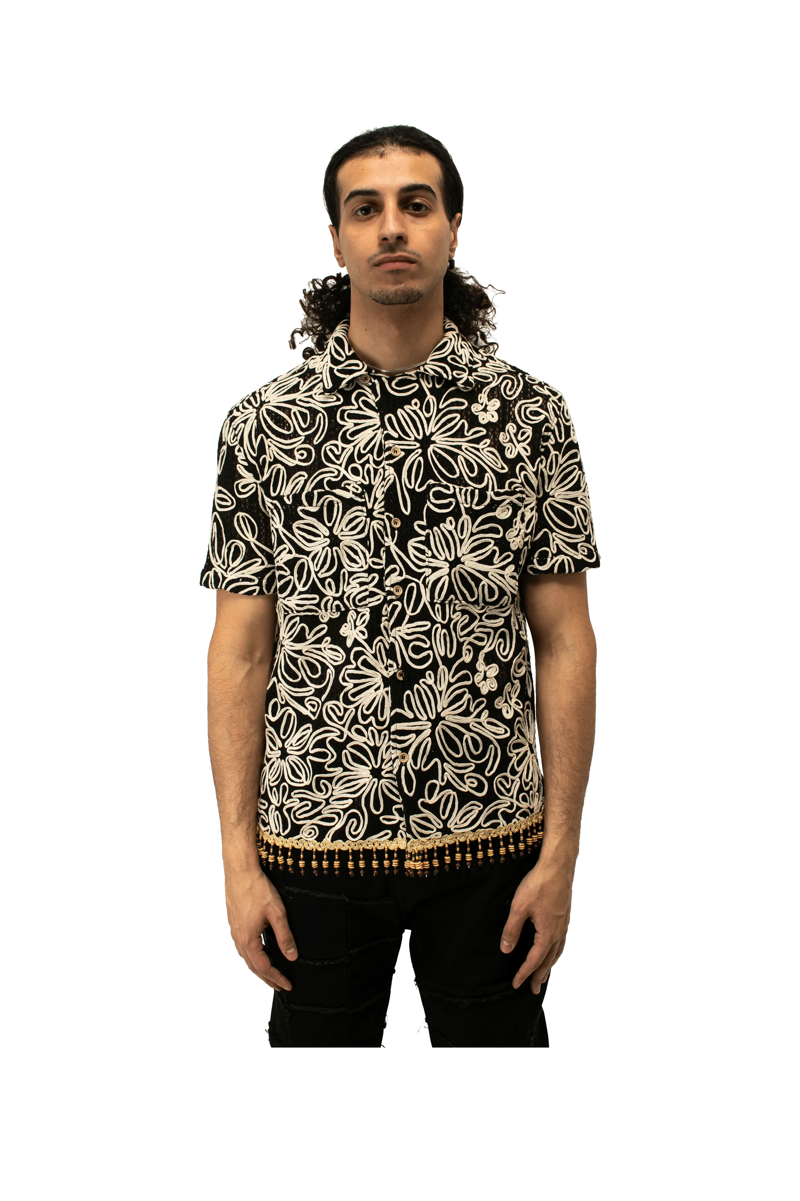 Flower Jacquard Shirts