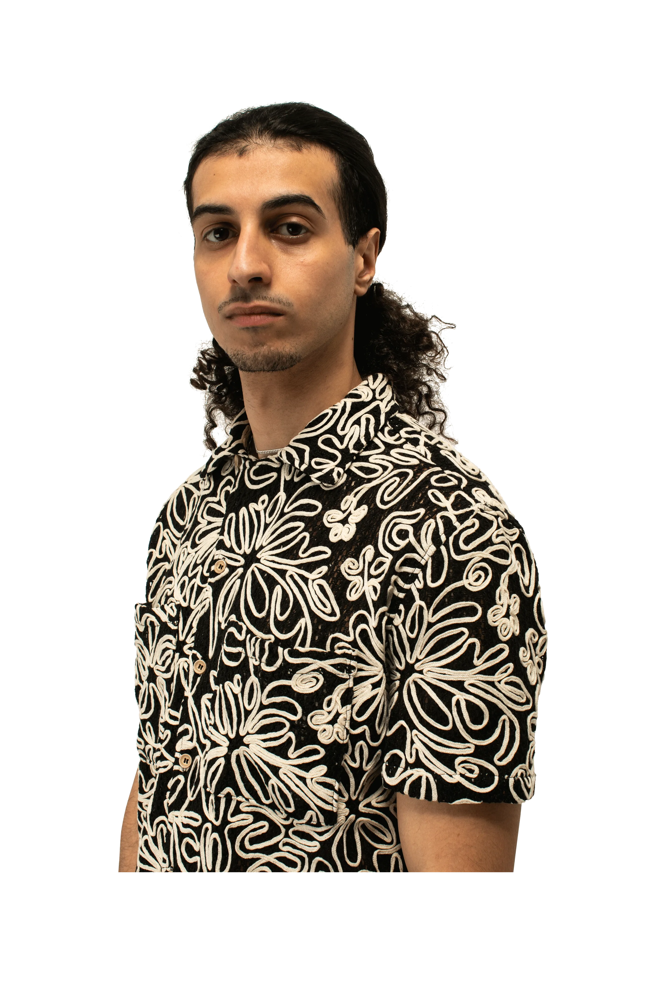 Flower Jacquard Shirts