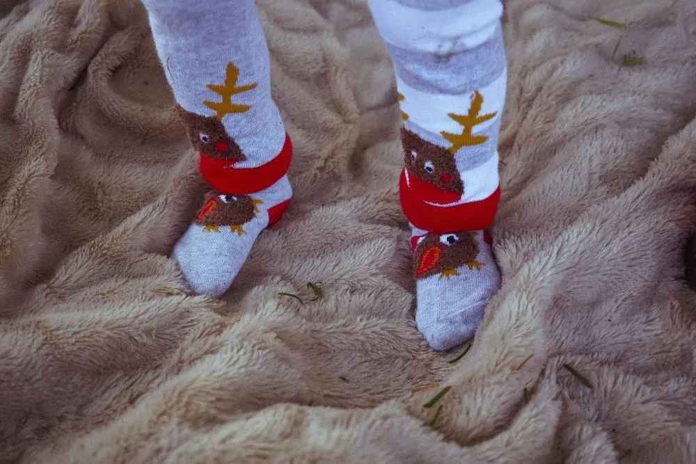 Fluffy Robin Leggings
