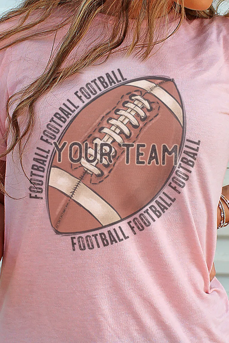 Football Pride-Your Team Unisex Poly-Rich Blend Tee