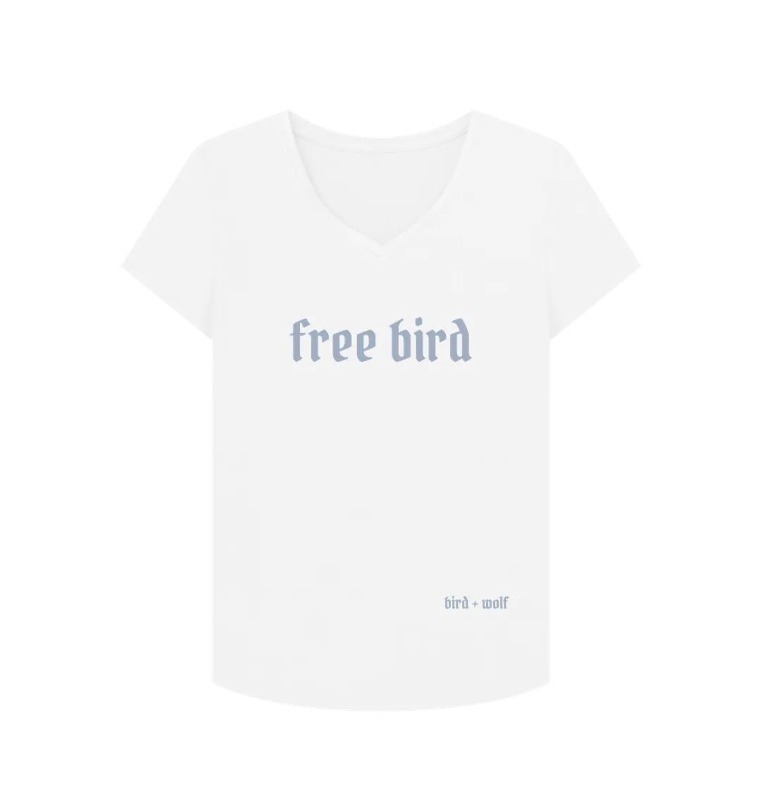 Free Bird V Neck Tee