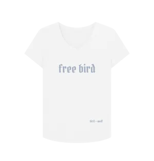 Free Bird V Neck Tee