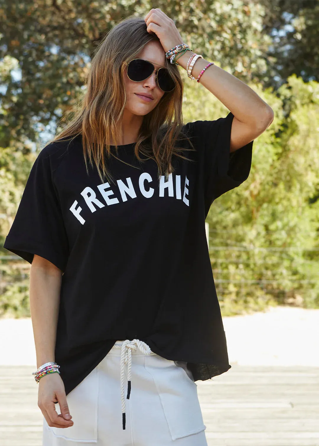 Frenchie Tee - black
