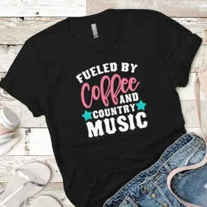 Fueled By Coffee 2 Premium Tees