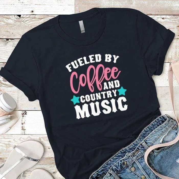 Fueled By Coffee 2 Premium Tees
