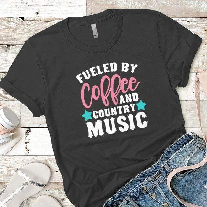 Fueled By Coffee 2 Premium Tees