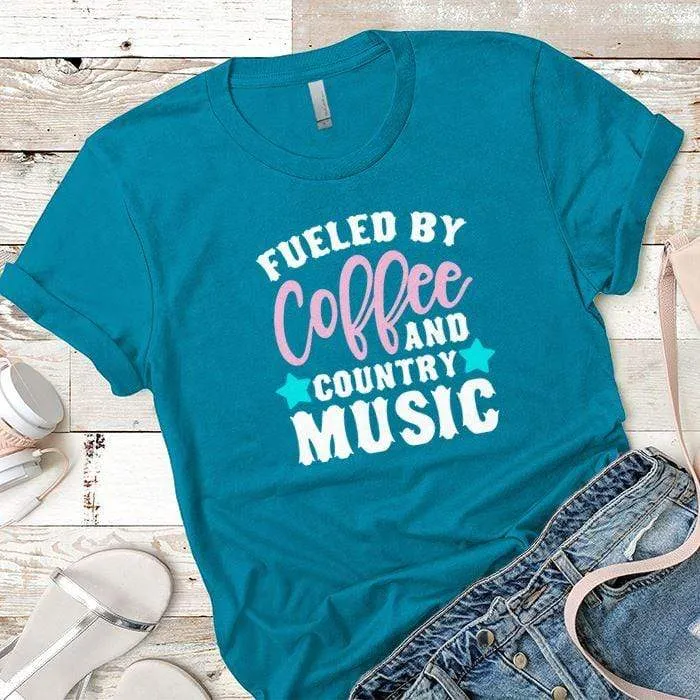 Fueled By Coffee 2 Premium Tees