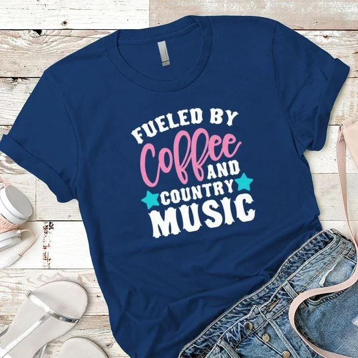 Fueled By Coffee 2 Premium Tees