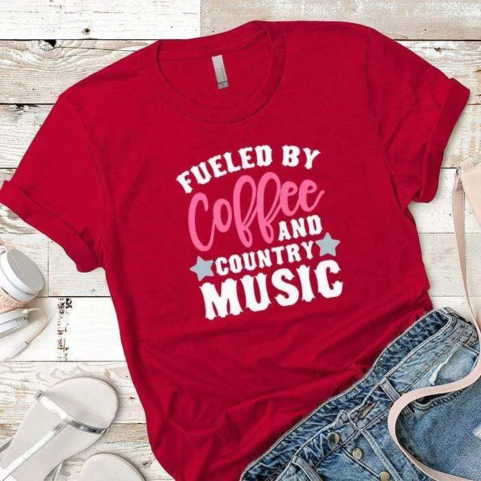 Fueled By Coffee 2 Premium Tees