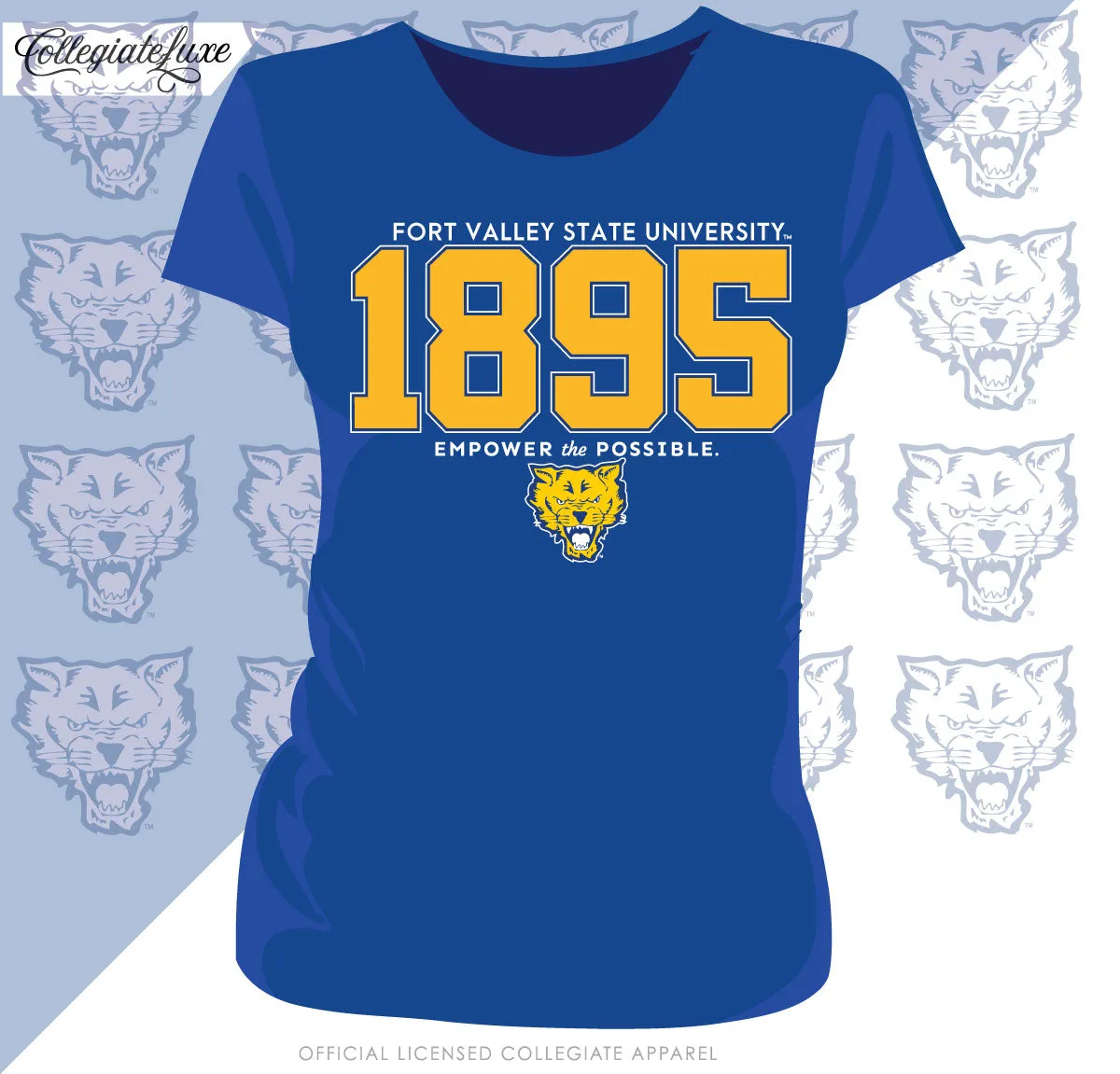 FVSU | EST. 1895 Royal Blue Ladies Tees