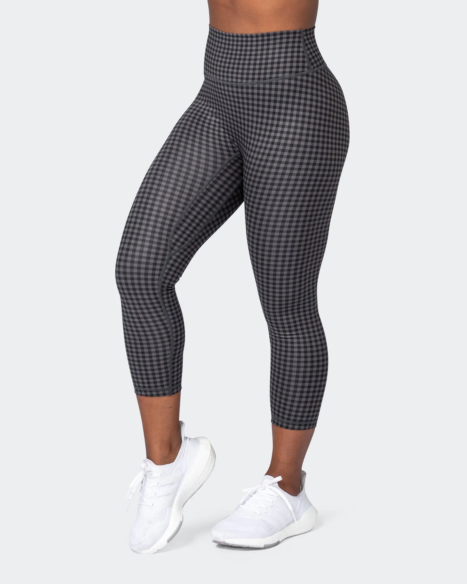 Game Changer Scrunch 7/8 Leggings - Monochrome Check Print