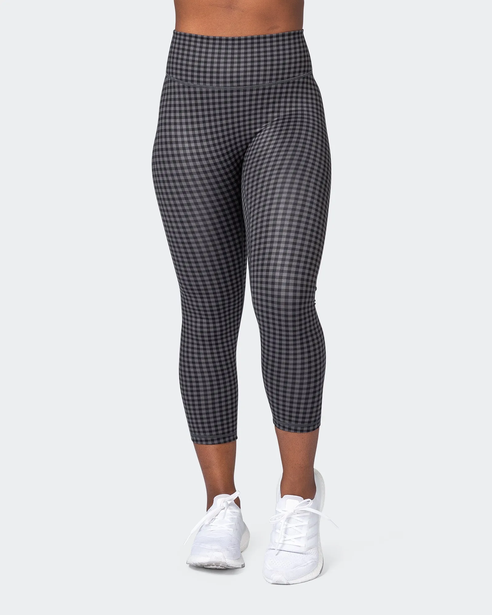 Game Changer Scrunch 7/8 Leggings - Monochrome Check Print