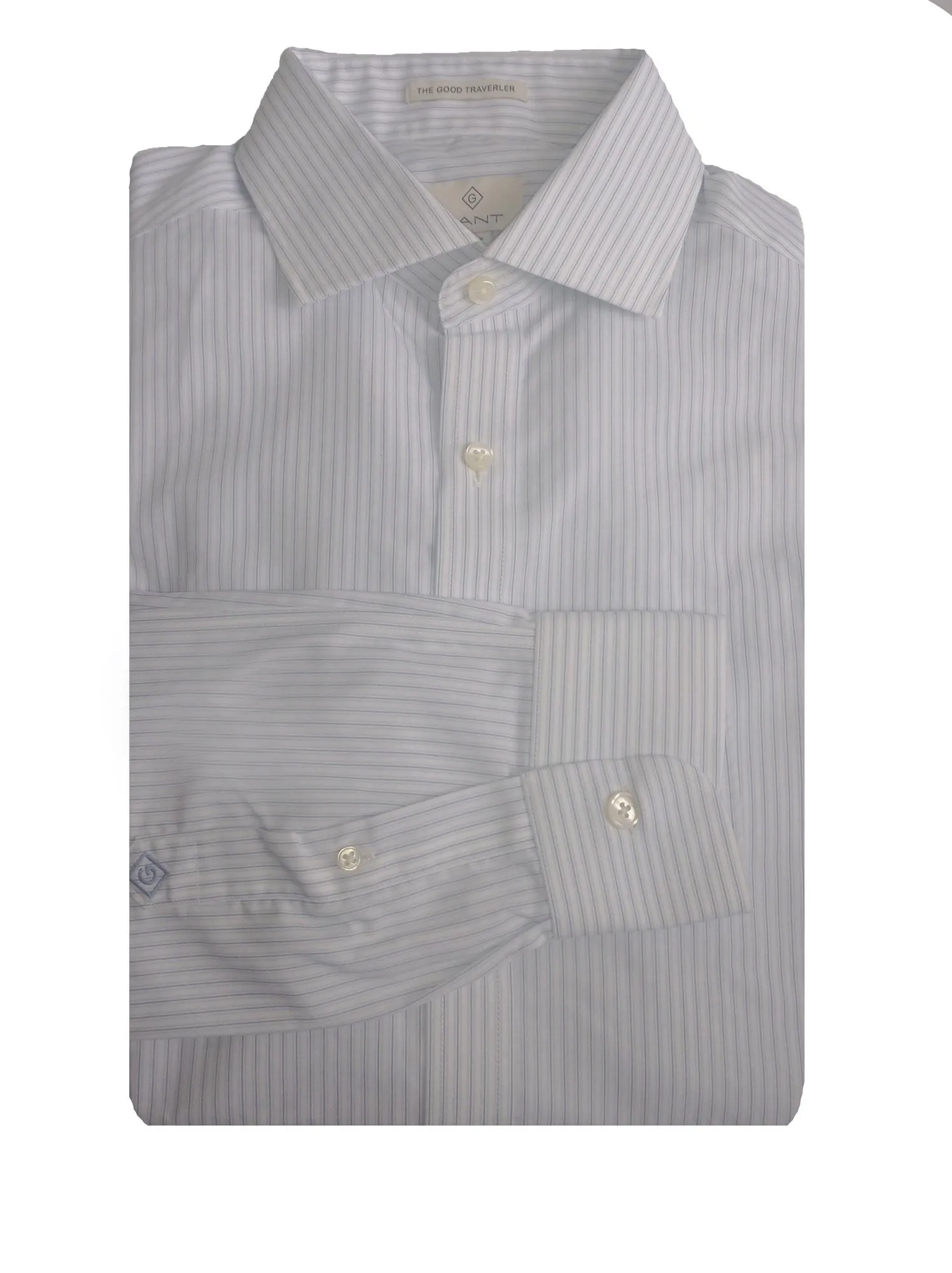 GANT DIAMOND G Men's Bi-Color Check Fit Spread 303857 Size Medium NWT