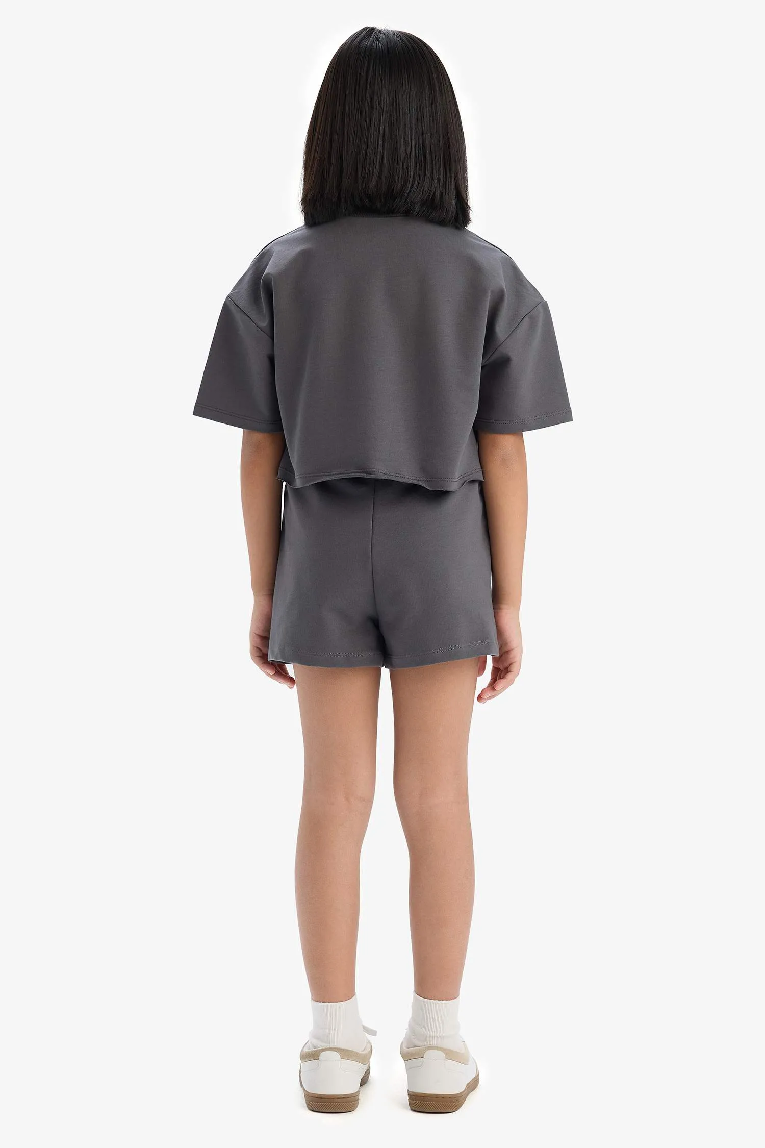 Girl Printed T-Shirt Shorts 2 Piece Set