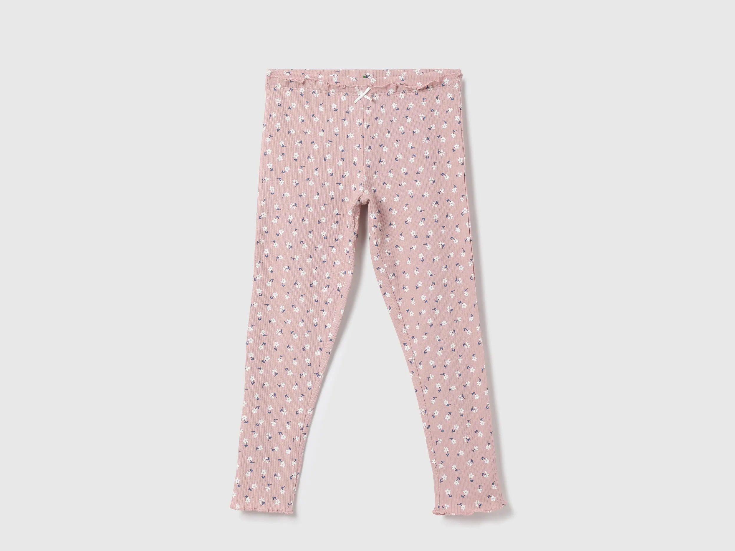 Girls Floral Regular Fit Leggings